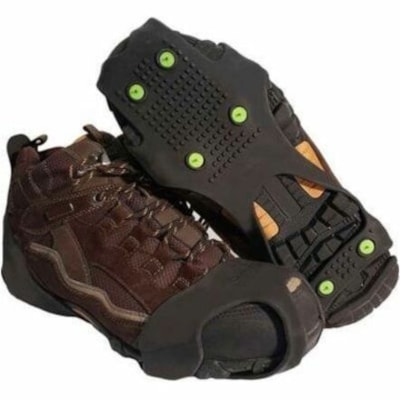 ICETRED 10710 S Full Sole Traction Devices - Small - for Shoe - Natural Rubber - Black SMALL (FITS M 4-7  W 5-8) 
