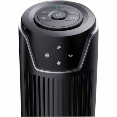 Ecohouzng Pedestal Fan - 36" (914.40 mm) Fan Diameter - 3 Speed - Oscillating, Sleep Mode, Digital Display, Quiet - Plastic - Black r Fan With Remote 