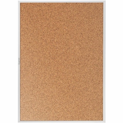 Quartet Standard Cork Bulletin Board, Aluminum Frame, 6' x 4' - 48" (1219.20 mm) Board Height x 72" (1828.80 mm) Board Width x 1.75" (44.45 mm) Board Depth - Brown Cork Surface - Durable, Heavy-gauge, Self-healing - Silver Aluminum Frame - 1 Piece HEAVY GUAGE ANODIZED ALUMINUM FRAME WIDTH 1 1/4" QUARTET