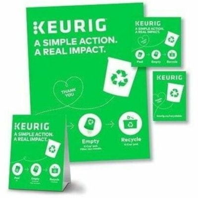 K-Cycle - Bac de recyclage 5000379535 - Pour Commercial - Recyclable - hauteur de 23,7 po (601,98 mm) x largeur de 9,7 po (246,38 mm) x profondeur de 9,7 po (246,38 mm) KCUP CAPACITY 400 9.75 X 9.75 X 23.75