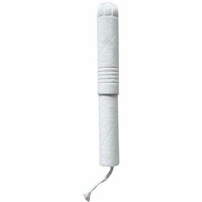 Alea Organic Cotton Tampons with Cardboard Applicator, Size Regular, Box of 75 - Regular - Cardboard Applicator - Chlorine-free, Biodegradable, Fragrance-free, Dye-free - 75 / Box WITH APPLICATOR 