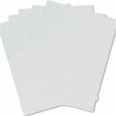 Grand & Toy Economy Letter-Size Pads, White with Quad Rule (4 sq), 8 1/2" x 11" , Pack of 5 - 96 Sheets - Ruled Margin - Letter - 8" (203.20 mm) x 11" (279.40 mm) Sheet Size - White Paper - 5 / Pack 96 SHEETS ECONOMY 