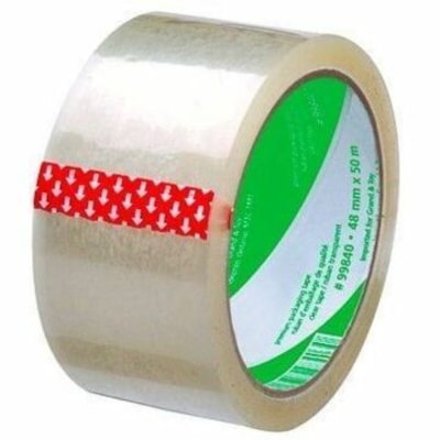 Grand & Toy Premium Packaging Tape, Clear, 48 mm x 50 m, 6/PK - 54.7 yd (50 m) Length x 1.89" (48 mm) Width x 1.57 mil (0.04 mm) Thickness - Clear - Impact Resistant - For Packaging - 6 / Pack 50M LONG SUPERIOR HOLDING 30MC POWER IMMEDIATE ADHESION