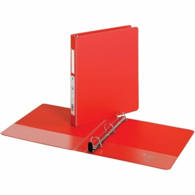 Grand & Toy - Classeur anneaux - 1 po (25,40 mm) Capcité du classeur - format lettre - format 8 1/2 po (215,90 mm) x 11 po (279,40 mm) - 250 Capacité en feuilles - 1 po (25,40 mm) Ring(s) - Fastener(s) : Anneau en D - Pocket(s) : 4, Avant et arrière - Polyéthylène, ANNEAUX COMBI  FORMAT LETTRE VINYLE RELIEF 2 POCH INT