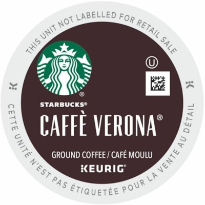 Starbucks K-Cup K-Cup Coffee - Compatible with Keurig K-Cup Brewer - Dark - 24 Cup - 24 / Box - Compatible with Keurig K-Cup Brewer - American - Dark - 24 Cup - K-Cup - Caffé Verona, Classic, Dark Cocoa, Roasty Sweet - 24 / Box  