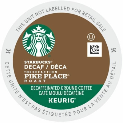 Starbucks K-Cup K-Cup Coffee - Compatible with Keurig K-Cup Brewer - Medium - 24 / Box - Compatible with Keurig K-Cup Brewer - American - Medium - K-Cup - Classic, Pike Place Roast - Decaffeinated - 24 / Box 24/BOX 