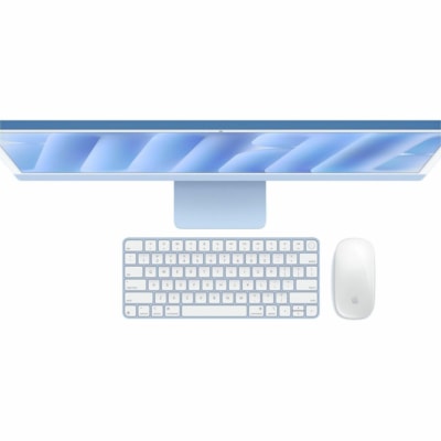 Apple iMac MWV33LL/A All-in-One Computer - Apple M4 - 16 GB - 512 GB SSD - 24" 4.5K - Desktop - Blue - Apple M4 Chip - 4480 x 2520 - MacOS Sequoia - Apple Deca-core (10 Core) - English (US) Keyboard - IEEE 802.11ax - 143 W  4.5K DISPLAY: APPLE M4 CHIP W ITH 10-CORE CPU AND