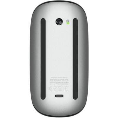 Apple Magic Mouse (USB-C) - Black Multi-Touch Surface - Optical - Wireless - Bluetooth - Rechargeable - Black  WRLS 