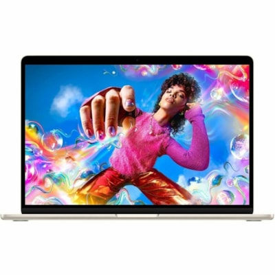 Apple MacBook Air MW0Y3LL/A 13.6" Notebook - Apple M4 - 16 GB - 256 GB SSD - English (US) Keyboard - Starlight - Apple M4 Chip - 2560 x 1664 - macOS Sequoia - Apple - True Tone Technology, In-plane Switching (IPS) Technology, Liquid Retina Display - Front Camera/Webcam - 18 Hours Battery Run Time -  LE M4 CHIP WITH 10-CORE CPU AN D 8-CORE GPU  16GB