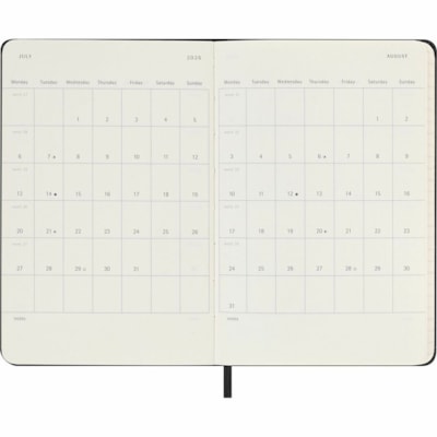 Moleskine Classic 12 Month 2026 Weekly Horizontal Planner, Hard Cover, Pocket (3.5" x 5") - Moleskine Classic 12 Month 2026 Weekly Horizontal Planner, Hard Cover, Pocket (3.5" x 5  