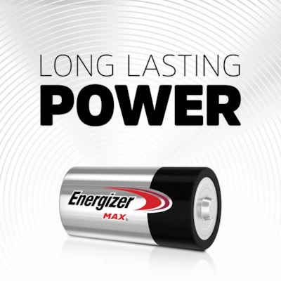 Energizer MAX Alkaline C Batteries, 2 Pack - For Toy, Flashlight, Radio - C - 8350 mAh - 1.5 V DC - 2 / Pack LONG LIFE ALKALINE 100% MERCURY FREE 1.5 VOLTS