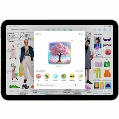 Apple iPad mini (2024) A2993 Tablet - 8.3" - Apple A17 Pro (3 nm) Hexa-core - 8 GB - 128 GB Storage - Starlight - A17 Pro Dual-core (2 Core) 3.78 GHz + A17 Pro Quad-core (4 Core) - 2266 x 1488 - Liquid Retina Display, True Tone Technology, In-plane Switching (IPS) Technology Display - 12 Megapixel F  SYST 