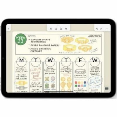 Apple iPad mini (2024) A2993 Tablet - 8.3" - Apple A17 Pro (3 nm) Hexa-core - 8 GB - 128 GB Storage - iPadOS 18 - Space Gray - A17 Pro Dual-core (2 Core) 3.78 GHz + A17 Pro Quad-core (4 Core) - 2266 x 1488 - Liquid Retina Display, True Tone Technology, In-plane Switching (IPS) Technology Display - 1 YSYST 