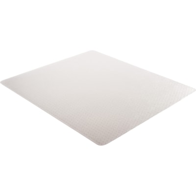 Deflecto - DuraMat pour tapis - Sol moquetté - longueur de tapis 60 po (1524 mm) x largeur de tapis 46 po (1168,40 mm) - Vinyle - clair - 1 chaque POUR TAPIS À POILS COURTS VINYLE TRANSPARENT