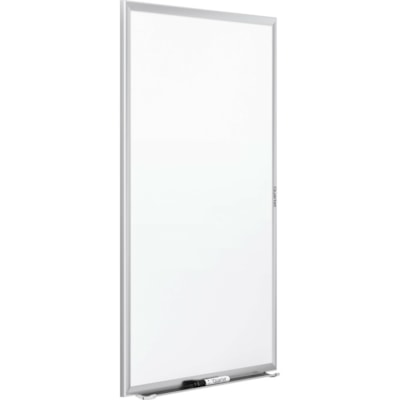 Quartet - Quartet® Tableau en mélamine standard, cadre aluminium, 5 pi x 3 pi - largeur de 60 po (1524 mm) x hauteur de 36 po (914,40 mm) - Surface Blanc Mélamine - Frame Argenté Aluminium - Horizontale/Verticale - 1 chaque NON MAGNETIC 