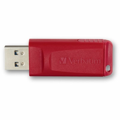 Verbatim 8GB Store 'n' Go USB Flash Drive - Red - 8 GB - USB 2.0 Type A - Red - Lifetime Warranty - 1 Each DRIVE 