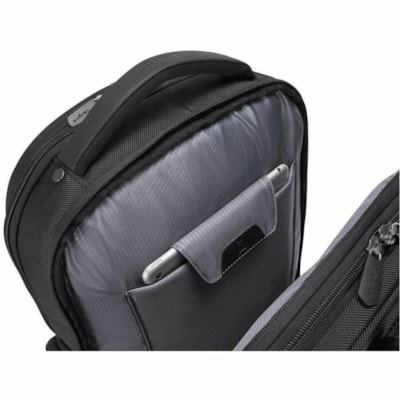 Targus Corporate Traveler CUCT02B Carrying Case Rugged (Backpack) for 10.5" to 16" Notebook - Black - Damage Resistant, Impact Resistant, Water Resistant Bottom, Impact Absorbing, Drop Resistant, Bump Resistant, Water Resistant, Shock Absorbing, Tear Resistant, Crash Resistant - Polyester Body - Che  