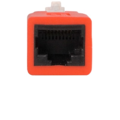StarTech.com Crossover adapter - RJ-45 (M) - RJ-45 (F) - Gigabit - ( CAT 6 ) - red - Convert a Cat 6 Ethernet cable into a Gigabit capable Crossover cable emale Right Gender - RJ-45 Rig ht Connector - RJ-45