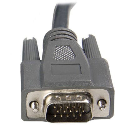 StarTech.com 2-in-1 - USB/ VGA cable - 4 pin USB Type A, HD-15 (M) - HD-15 (M) - 6 ft - Connect VGA video and USB using a single thin KVM cable  KVM Cable - TAA D-Sub (DB-15);4 pin