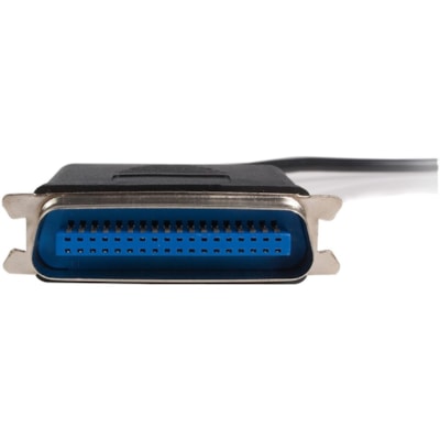 StarTech.com Parallel printer adapter - USB - parallel - 10 ft - Add a Centronics parallel port to your desktop or laptop PC through USB - usb to parallel adapter - usb to parallel printer - usb to parallel cable - usb to centronics - usb to ieee 1284 t Connector - Male Left Gender  - 36 pin Centronics