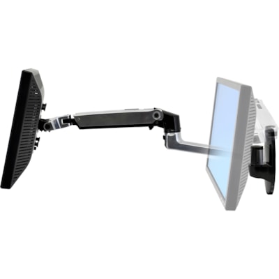Ergotron Mounting Arm for LCD Monitor, Monitor, TV - Polished Aluminum - 34" Screen Support - 24.91 lb (11300 g) Load Capacity - 100 x 100, 75 x 75 - VESA Mount Compatible - Aluminum  space and discover your most productive self  tha