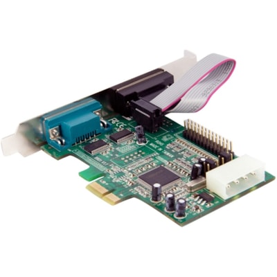 StarTech.com 2S1P PCIe Parallel Serial Combo Card - Add 1 parallel port and 2 RS-232 serial ports to your standard or low-profile computer through a PCI Express expansion slot - pci express serial parallel card - pci express serial card - pci express parallel card - pcie serial parallel - pci expres OEXCD 