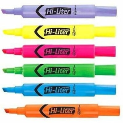 HI-LITER - Surligneur 71709 - Pointe biseautée Pointe de stylo - Ink Violet fluorescent - Barrel Pourpre - 12 / boîte SURLIGNEURS FLUO POURPRE  12/BOîTE