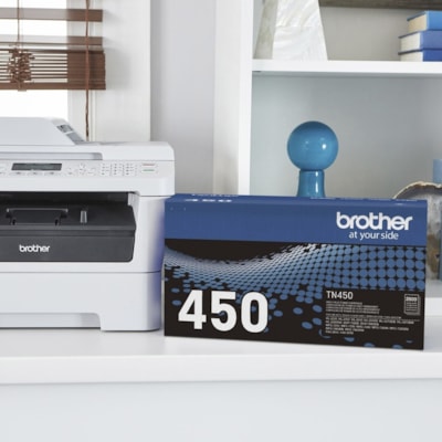 Brother TN450 Toner Cartridge - Laser - High Yield - 2600 Pages - Black - 1 Each HL-2230 2240 2270DW 2280DW HI YIELD 2600