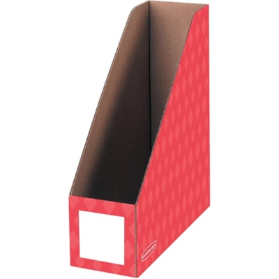 Bankers Box Magazine File Storage Holder - Yellow, Blue, Red - 3 / Pack ASSORTED  BANKERS BOX 50%PCW
