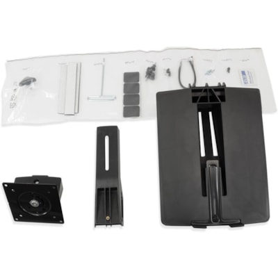 Ergotron WorkFit Multi Component Mount for Workstation, Notebook - Black - Height Adjustable - 1 Display(s) Supported - 24" Screen Support - 24.25 lb (11000 g) Load Capacity - 100 x 100, 75 x 75 - VESA Mount Compatible O COMBO  WORKFIT-C. 