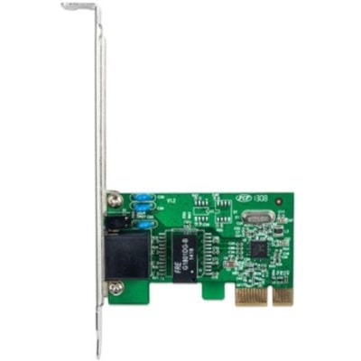 Intellinet Gigabit PCI Express Network Card, 10/100/1000 Mbps PCI Express RJ45 Ethernet Card - PCI - 1 Port(s) - 1 x Network (RJ-45) - Twisted Pair - 10/100/1000Base-T - Plug-in Card IT 