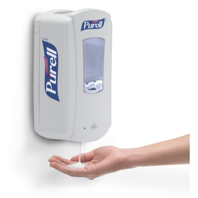 PURELL® LTX-12 White Touch-free Dispenser - Automatic - 1.27 quart (1200 mL) Capacity - White - 1 Each TOUCH FREE WHITE 