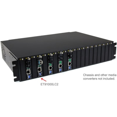 StarTech.com Fiber Media Converter Gigabit 1000Mbps MM Fibre LC 550m - Convert and extend a Gigabit Ethernet connection up to 550 m / 1804 ft over Multimode LC fiber - fiber converter - ethernet media converter - fibre converter - gigabit media converter - 1000base-sx thernet connection up to 550 m  / 1804 ft over Mult