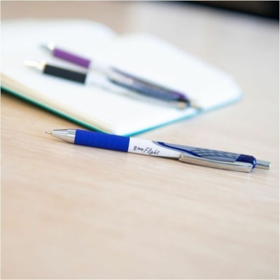 Zebra Z-Grip Flight Retractable Pens - 1.2 mm (0.05") Bold Pen Point - Retractable - Blue Ink - 1 Each MEDIUM 1.2MM 