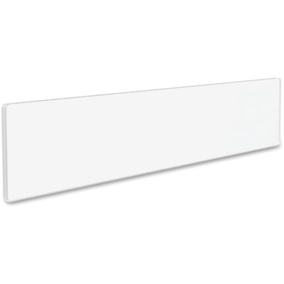 Deflecto - Porte-nom de cubicle - largeur de 8,50 po (215,90 mm) x hauteur de 2 po (50,80 mm) - Rectangulaire Forme - Fixation Murale - Insérable, Magnétique - Plastique - clair - 1 chaque CHARGE PAR LA HAUT 8-1/2" X 2" - CLAIR