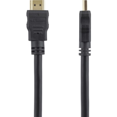 StarTech.com 10ft/3m HDMI Cable, 4K High Speed HDMI Cable with Ethernet, Ultra HD 4K 30Hz Video, HDMI 1.4 Cable, HDMI Monitor Cord, Black - 10ft High Speed HDMI Cable with Ethernet; 10.2 Gbps bandwidth; 4K video (3840x2160 30Hz) - Ultra HD HDMI 1.4 cable w/durable PVC strain relief - HDMI cord for o  CABL 