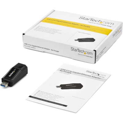 StarTech.com USB 3.0 to Gigabit Ethernet NIC Network Adapter - 10/100/1000 Mbps - Add Gigabit Ethernet network connectivity to a Laptop or Desktop through a USB 3.0 port - USB 3.0 to Gigabit Ethernet - USB 3.0 Gigabit Adapter - USB 3.0 to Ethernet - USB 3.0 Ethernet Adapter - 10/100/1000 Mbps USB 3. onnectivity to a Laptop or Des ktop through a USB 3