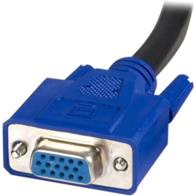 StarTech.com 10 ft 2-in-1 Universal USB KVM Cable - Video / USB cable - HD-15, 4 pin USB Type B (M) - 4 pin USB Type A, HD-15 - 10 - 3.05m omputers to a KVM Switch using  a single cable - 10