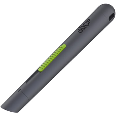 Slice - Coupeur de stylo auto-rétractable, boîte de 12 - hauteur de 0,68 po (17,27 mm) x largeur de 0,68 po (17,27 mm) x longueur de 5,26 po (133,60 mm) - Rétractable, Anti-magnétique, Résistant à la rouille - Céramique - 1 chaque  