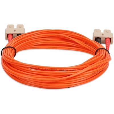 AddOn 2m SC to SC Orange OM1 Duplex OFNR (Riser-Rated) MMF Fiber Patch Cable - 6.6 ft (2 m) Fiber Optic Network Cable for Network Device - First End: 2 x SC Network - Male - Second End: 2 x SC Network - Male - Patch Cable - LSZH, OFNR, Riser, Plenum - 62.5/125 µm - Orange - 1.0  CABL 
