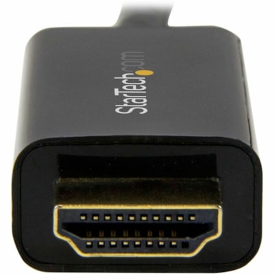 StarTech.com 6ft (2m) DisplayPort to HDMI Cable, 4K 30Hz Video, DP 1.2 to HDMI Adapter Cable Converter for HDMI Monitor/Display, Passive - 6.6ft/2m Passive DisplayPort to HDMI cable converter - 4K 30Hz/1080p/7.1 Audio/HDCP 1.4/DPCP; DP 1.2 to HDMI 1.4 - Connects DP computer to HDMI display/monitor - RCABL 