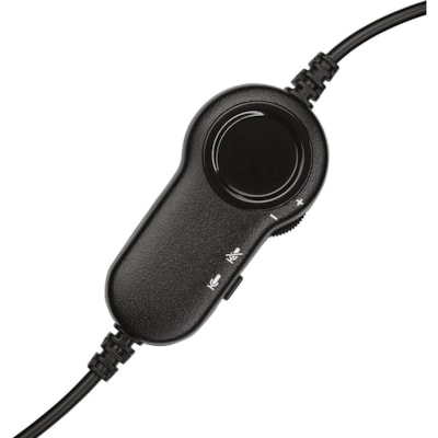 Logitech H151 Stereo Headset with Rotating Boom Mic (Black) - Stereo - 3.5MM AUDIO JACK CONNECTION - Wired - In-Line Control - 22 Ohm - 20 Hz - 20 kHz - Over-the-head - 5.9 ft Cable - Black - Stereo - Mini-phone (3.5mm) - Wired - 22 Ohm - 20 Hz to 20 kHz - Over-the-head - Binaural - Supra-aural - 5. BLACK 