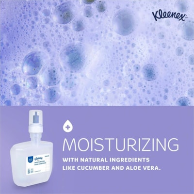 Kleenex® Ultra Hand Sanitizer Foam - 1.20 L - Bacteria Remover - Hand, Skin - Moisturizing - Clear - Dye-free, Quick Drying, Non-sticky, Fragrance-free - 2 / Carton ELECTRONIC CASSETTE  2/CTN 
