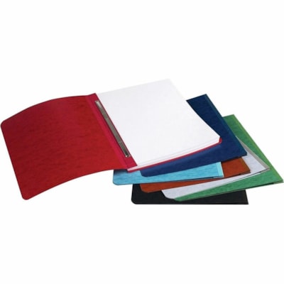 ACCO - Presstex format lettre Recyclé Couverture de rapport avec Attache - 3 po (76,20 mm) Capacité du classeur - 8 1/2 po (215,90 mm) x 11 po (279,40 mm) - 2 x Attache Attache(s) - Support Paper Stock, Tyvek, Cuir, Presstex - Bleu foncé CÔTÉ RELIÉ - BLEU ROYAL FORMAT LETTRE 11 PO X 8.5 PO