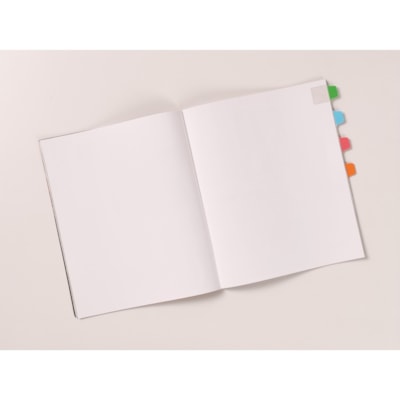 Avery® - Onglet dossier 74763 - 80 Onglet(s) - hauteur de l'onglet 1,50 po (38,10 mm) x largeur de l'onglet 1 po (25,40 mm) - Tab Rouge Film, clair Papier, Bleu, Orange, Vert - 80 / emballage ROUGE  BLEU  VERT  ORANGE COULEURS PRIM. - EMB. DE 80