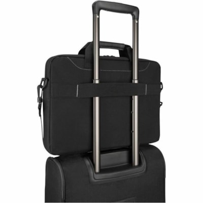 Targus Business Casual TSS898 Carrying Case (Slipcase/Briefcase) for 15.6" to 16" Notebook - Black - Trolley Strap, Shoulder Strap, Handle - 11.02" (280 mm) Height x 15.98" (406 mm) Width x 1.14" (29 mm) Depth S CASUAL 