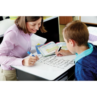 Post-it® - Surface de tableau effaçable instantané - largeur de 48 po (1219,20 mm) x longueur de 72 po (1828,80 mm) - Film Blanc - Rectangle - 1 chaque DEF6X4-C  1.219 M X 1.829 M 