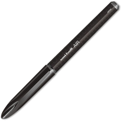 uniball(tm) AIR Rollerball Pen - 0.7 mm (0.03") Fine Pen Point - Assorted Ink - Black Barrel - 3 / Pack ROLLERBALL PENS 