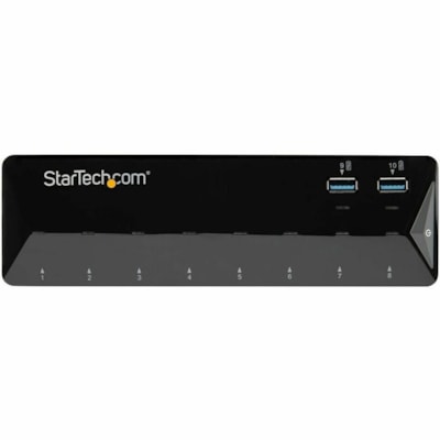StarTech.com 10-Port USB 3.0 Hub with Charge and Sync Ports - 2 x 1.5A Ports - Desktop USB Hub and Fast-Charging Station - Add ten USB 3.0 (5Gbps) ports including two charging downstream ports to your computer - 10-Port USB 3.0 hub w/ 2 x 1.5A charge & sync ports - Desktop USB hub & charging station  PERP 