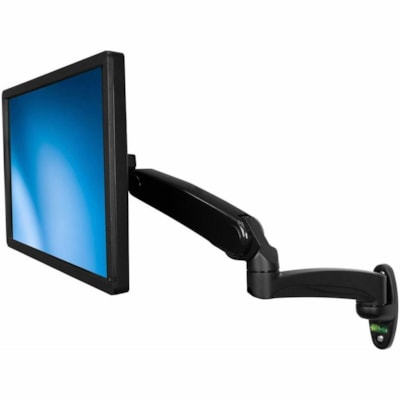 StarTech.com Single Wall Mount Monitor Arm, Gas-Spring, Full Motion Articulating, For VESA Mount Monitors up to 34" (19.8lb/9kg) - Wall mount a monitor to save space; One-touch height adjustment - Single-Monitor Arm - Mount a VESA (75x75, 100x100) compatible display up to 34" w/ a max weight of 19.9  STND 